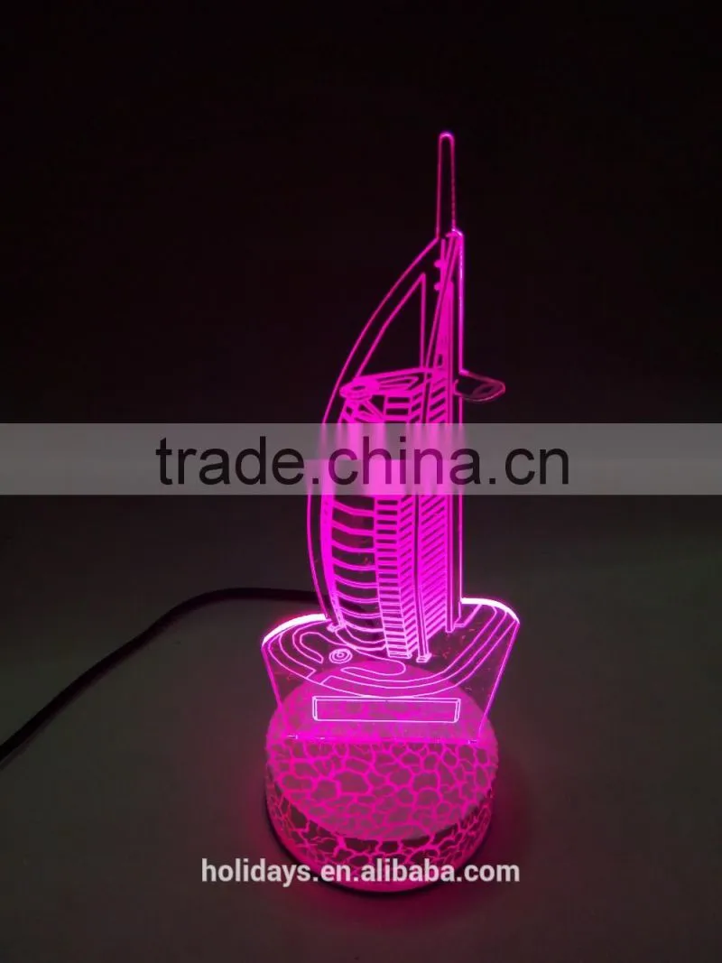 JM-3D07 yiwu jiumei seven color 3d led night light baby