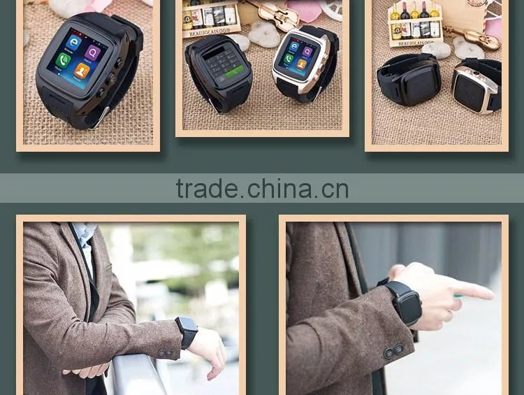 Android smart watch 2015 with touch screen, 3g gps android 4.4 wifi smart watch, hand watch mobile phone price