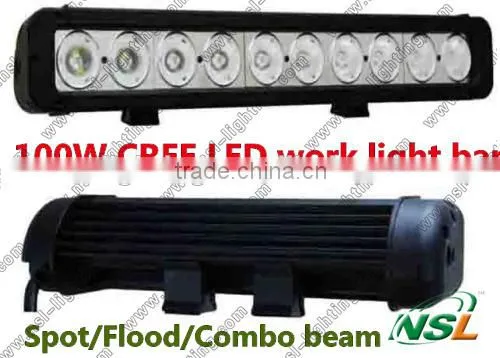 17'' 100W LED CREE Light Bar Spot/Flood Waterproof IP67 4x4 Car Led Driving Light Bar High Power LED