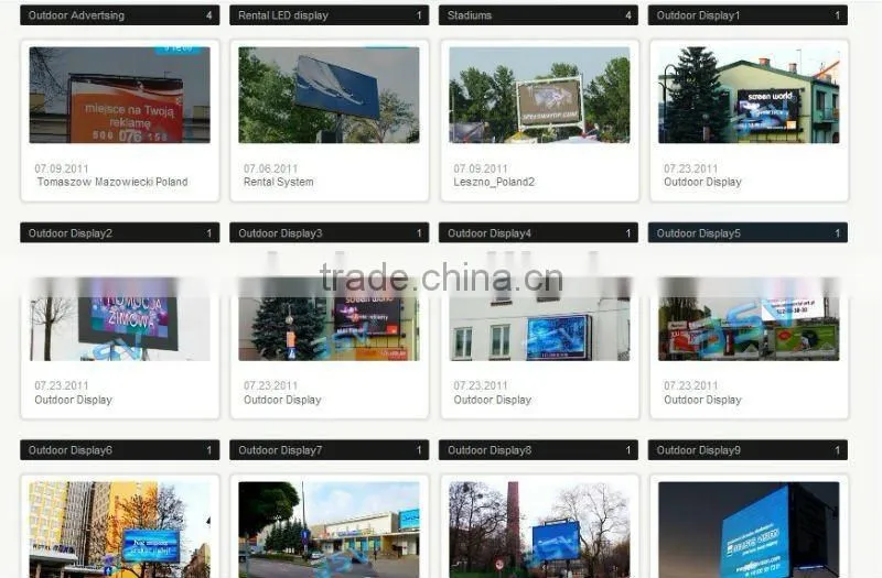 2015 Hot promotional high quality led moving message display