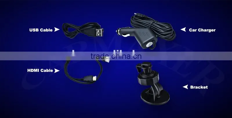New Hot 120 Degree H.264 2.7" Inch Motion Detection Dual Camera manual car camera hd dvr car