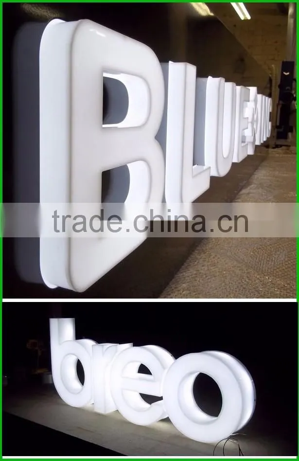 PDL Custom Outdoor Fully Acrylic Whole Lit Led Letters
