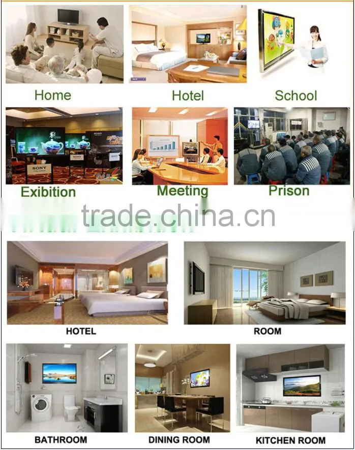 China Factory Wholesale Price TV With USB and VGA and TV Function LED TV 15.4 inch