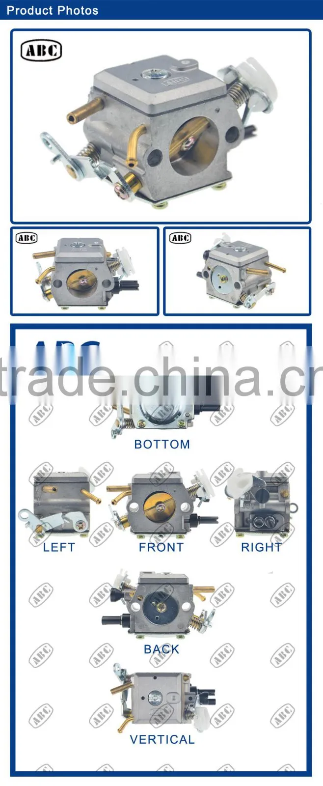 chainsaw carburetor, abc carburetor for husqvarna365, carburetor, abc carburetor, 365 carburetor, gd-013