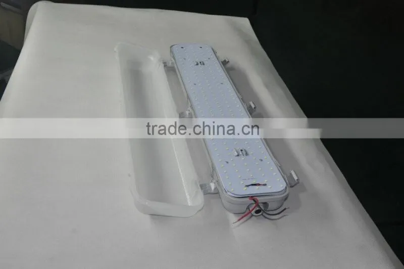LED Light Source outdoor waterproof lighting 40w 1.2m 40w LED Tube Triproof fixture,water-proof hallway lighting fixture