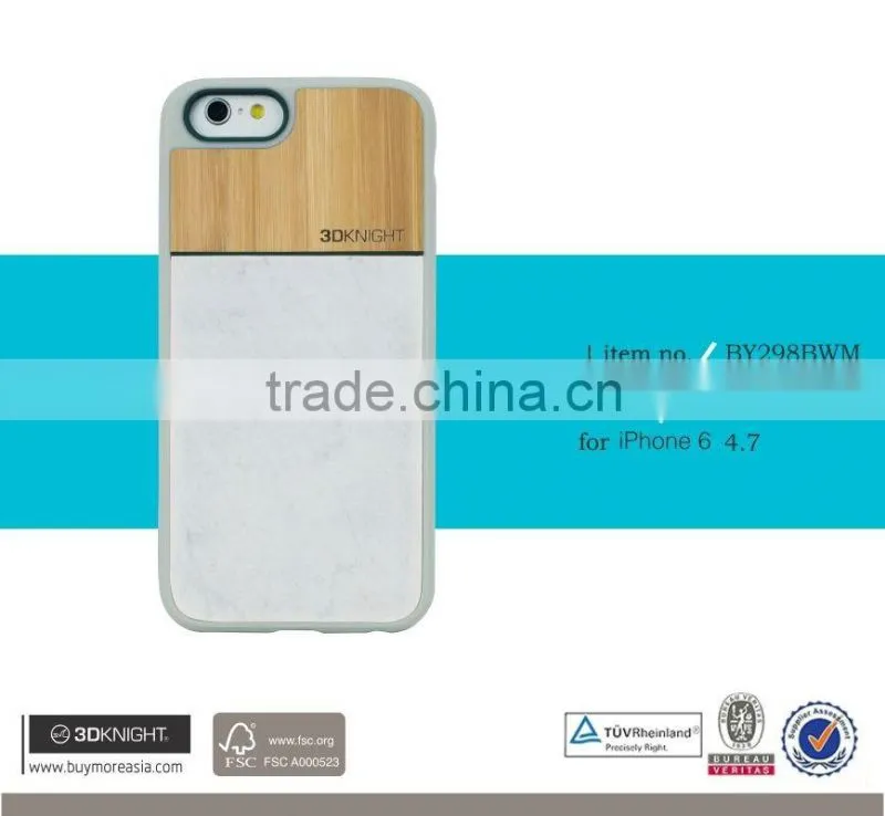 2016 Newest Real Marble Stone Product Nature Eco-friendly Phone Case for iPhone 6 plus Hand Made Ultra Thin Marble Cover