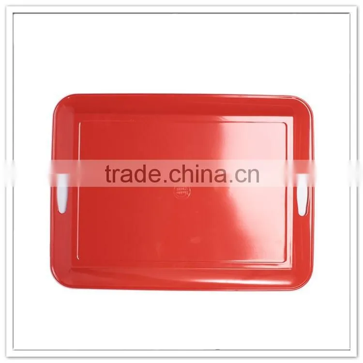 2016 bargain price melamine custom serving tray with handle