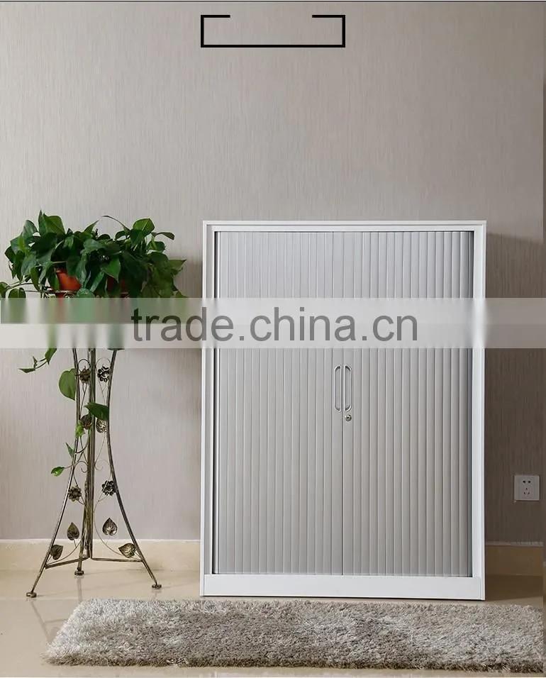 steel grey small roller shutter door storage filing cabinet
