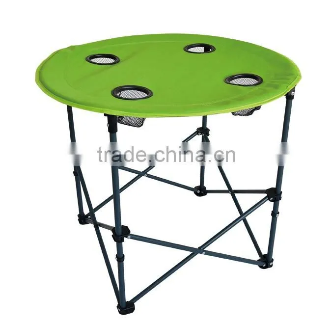 Portable folding Round table outdoor garden furniture