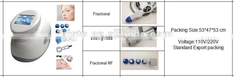 2015 desktop Fractional RF beauty machine