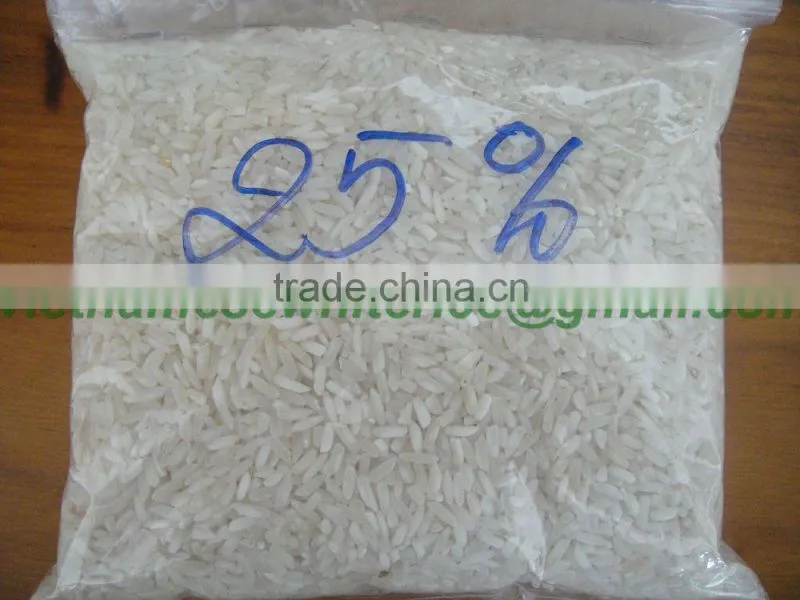 THE CHEAPEST VIETNAMESE LONG GRAIN WHITE RICE 25% BROKEN