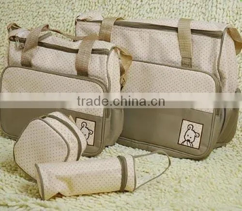 Microfiber New Fashion 5 pieces Set Diaper Bag (BCY11-01)