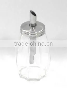 kitchen round glass sugar bowls ,spice jar