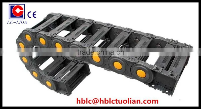 low noise weight bearing plastic cable carrier