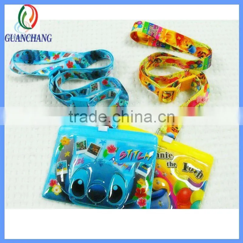 factory custom cheap PVC id card holder,id card holder