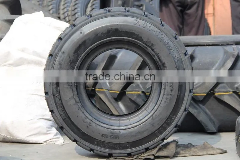 China factory Bias tyre industrial forklift tire 7.00-12