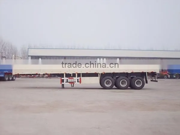 china manufacturer sell dolly side drop semi trailer