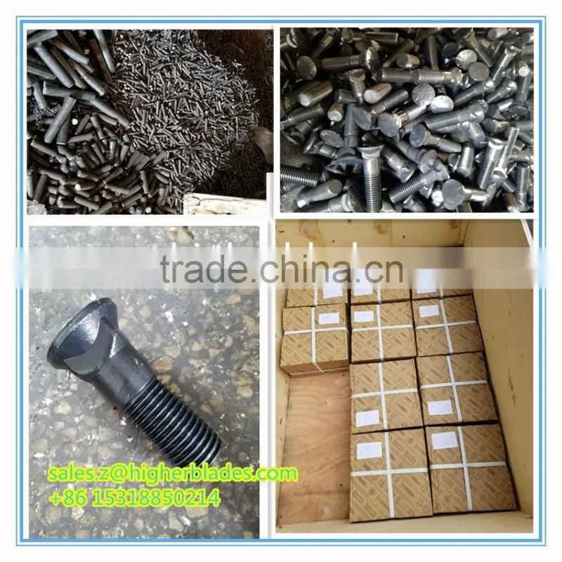 12.9 Grade tractor show bolts / screws and nuts for cutting edge