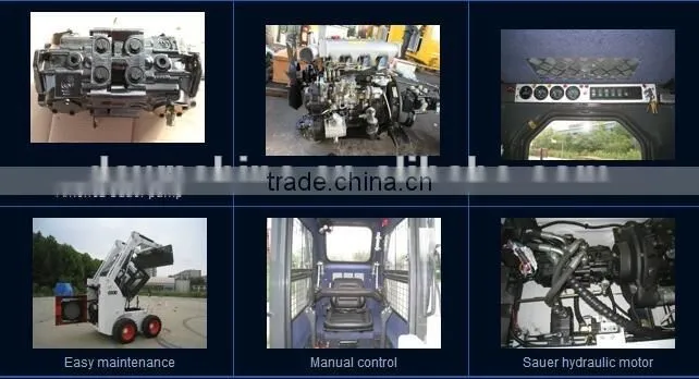 60hp Mini Skid Steer Loader China 800F - Hot Small Skid Steer Loader for Sale Skid Steer