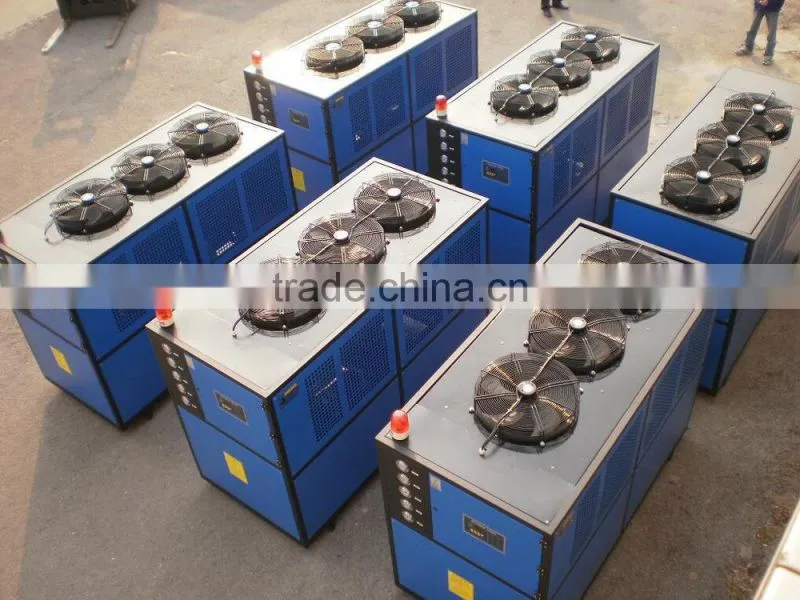Air cooled industrial water chiller for PVC pipe machine 20HP