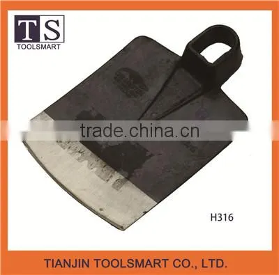farming digging steel hoe head mainly for Indonesia