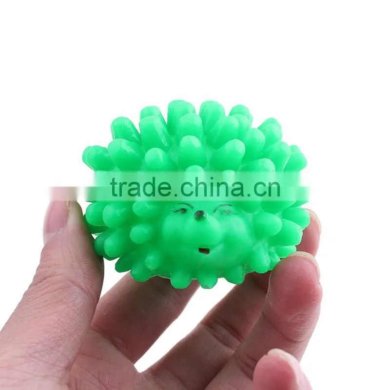 Evade glue pet squeak toys the hedgehog shape small size 6cm