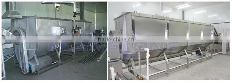1000Kg/H strawberry blanching machine
