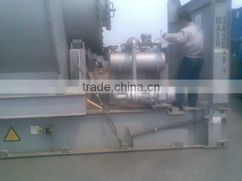 Heat tyre make oil output from Waste tire