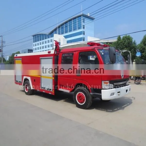 124hp DONGFENG 4*2 Fire Fighting Truck 4 ton