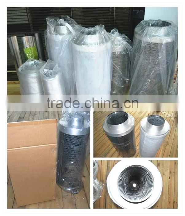 aluminum flange carbon filter,6"hydroponic carbon filter,8" carbon filter and inline fan