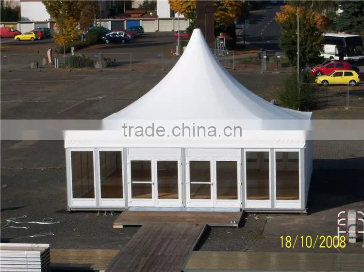 German aluminum party marquee wedding glass tents with glass side all