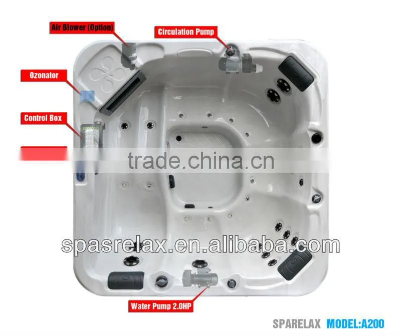 Beauty salon spa/Multi-functional Hottubs with Best Materials--A200