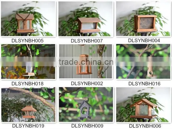 Garden decorative wooden layer bird house&bird feeder&bird cage wholesale