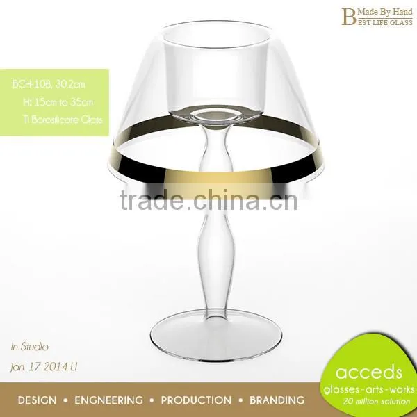 Personalized Novelty Ti-Borosilicate Glass Tealight Holders Wholesale