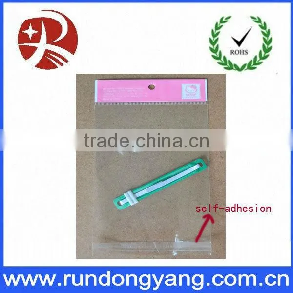 header plastic bag for small gift