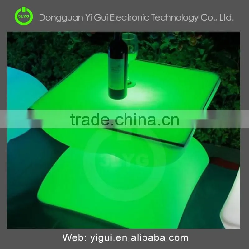 hot sale restaurant bars table with RGBW