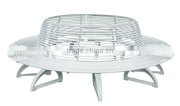 Outdoor park single seat bench