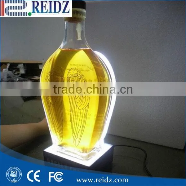 led light up plastic beer wine bottle holder