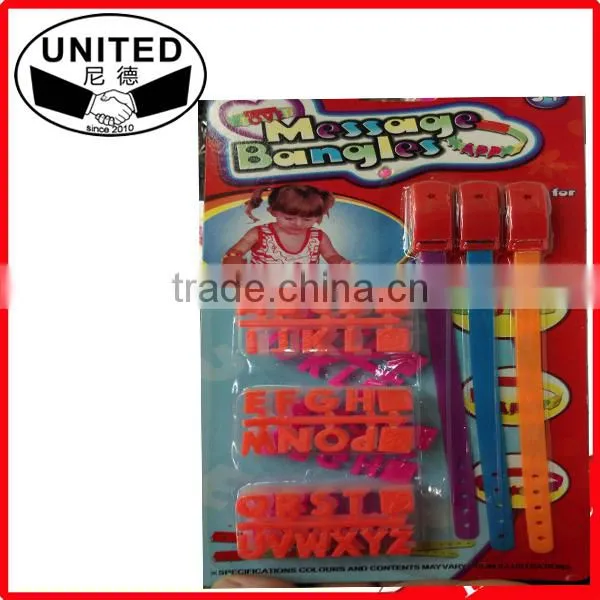 wholesale loom kids DIY message slap bands