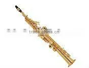 Straight type gold brass soprano saxophone