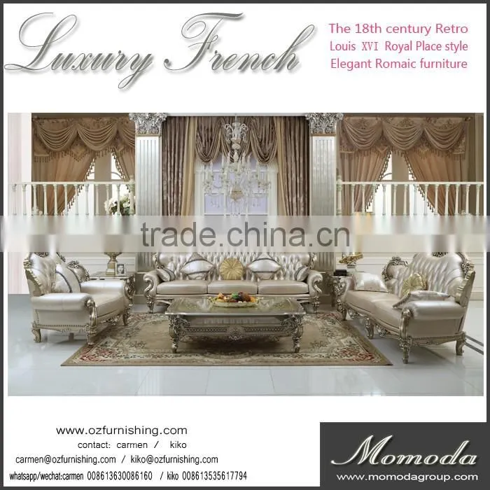 C-T2-1A expensive Crystal Italy Neoclassical Dining Set golden Dining Table Set Noble leather Design Dining room furniture