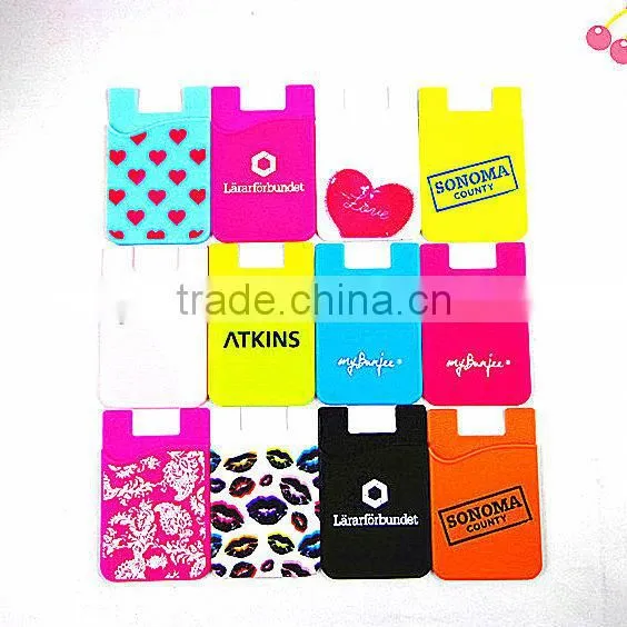 3m sticker wallet card holder with stand for mobile phone