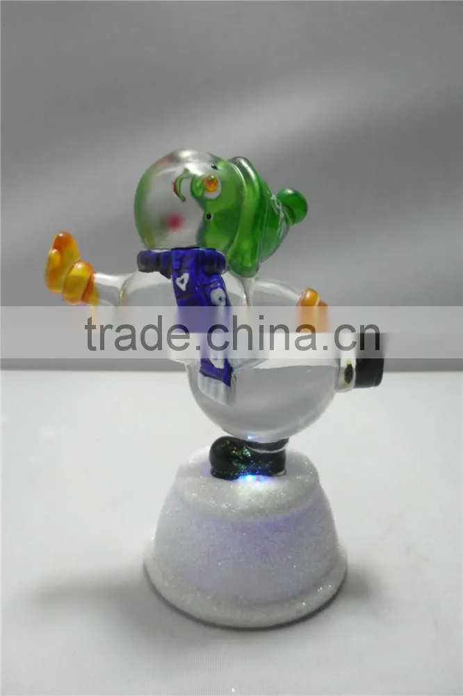 Christmas Decorations Hand crystal Craft snowman kid toys