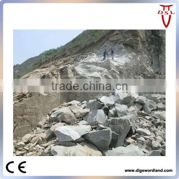 Hydraulic rock splitter with power pack for natural stone