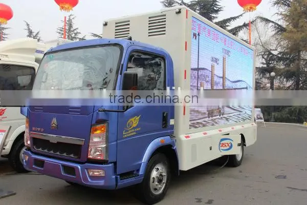 SINOTRUK LED mobile advertising trucks for sale