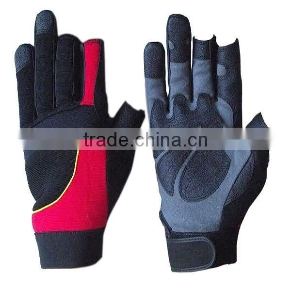 Reflective stripe traffic police glovesJRS315