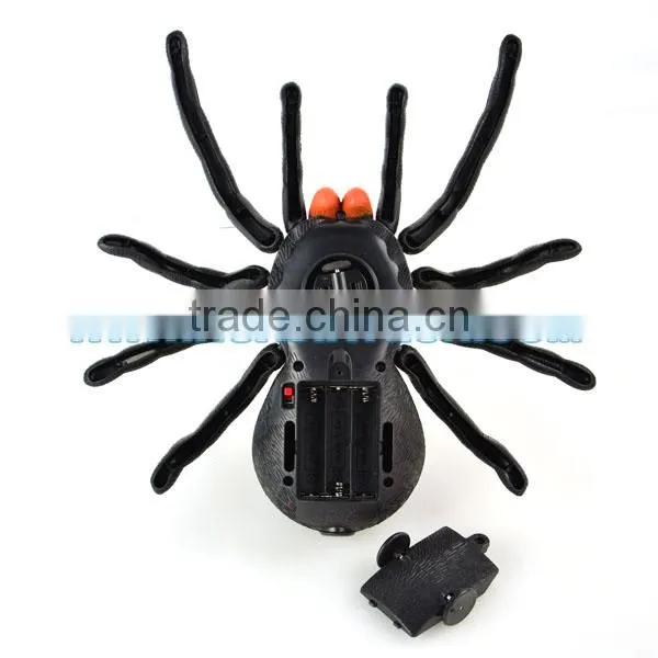 Simulation 360 turn rc spide plastic insect toy infrared insect model