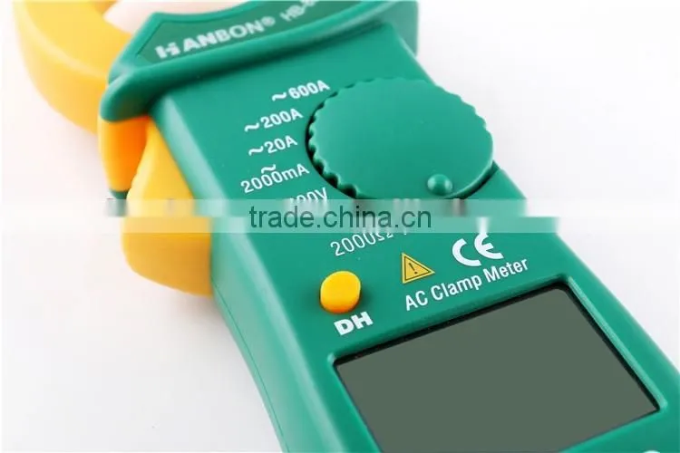 HANBON Brand 820+ Type Digital AC Clamp Meter with LCD