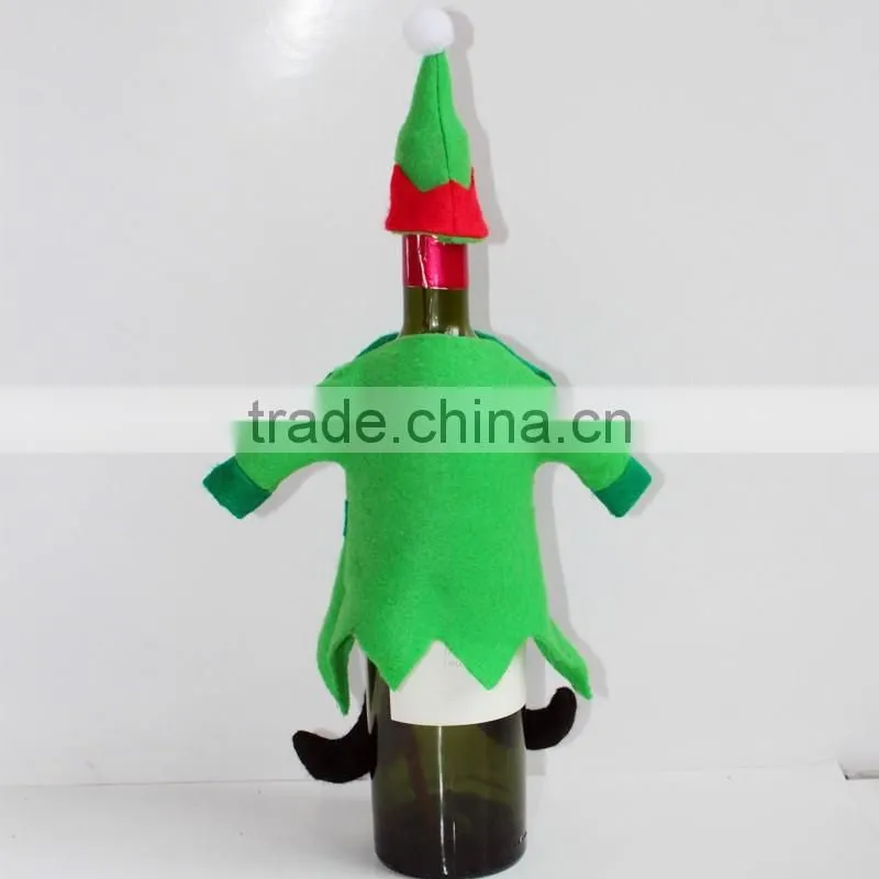 Alibaba China Supplier Novelty Christmas Wine Bottle Covers Christmas Decor