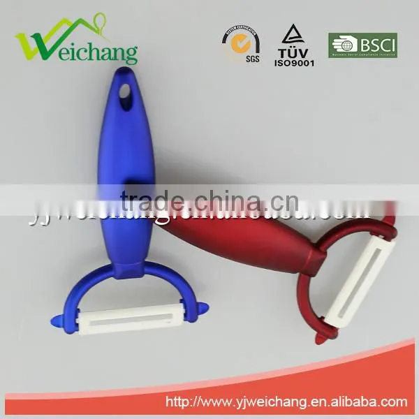 WCJ694 CERAMIC PEELER WITH TPR HANDLE, HIGH QUALITY ,HOT SALE